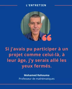 Mohamed Rehouma, prof de mathématiques