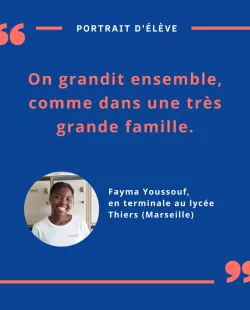 Fayma, élève Institut Louis Germain