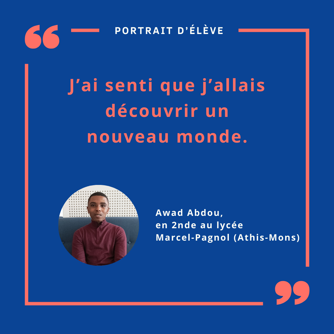 Awad, élève Institut Louis Germain