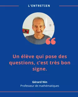 Gérard Nin, professeur de mathématiques